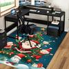 Christmas Elf Santa Claus Snowman Chair Mat - Anime Cartoon Design, Non-Slip Rug for Office, Home Decor, Living Room, Bedroom, Game Room & Dorm Carpet