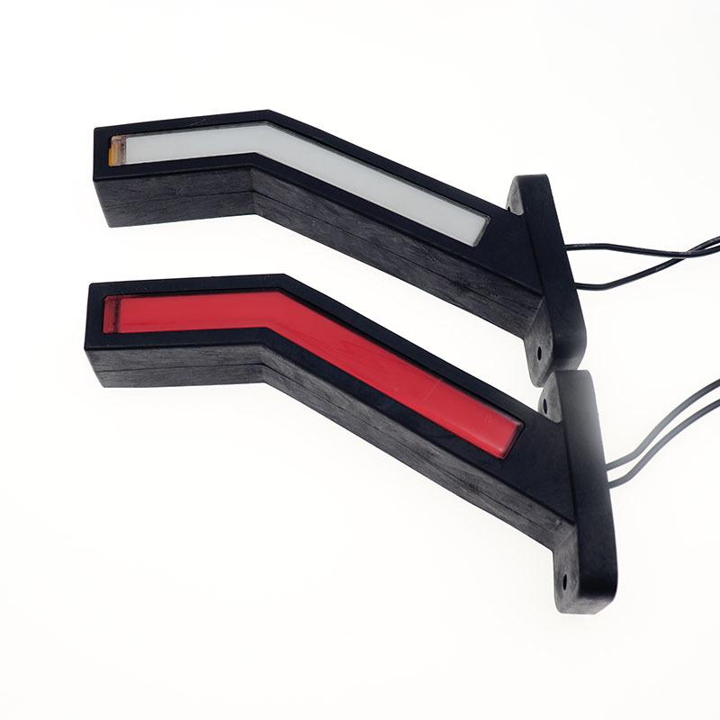 

Универсальный 2 шт. светодиодный неоновый боковой габаритный фонарь 12 В 24 В, габаритный фонарь для грузовика, прицепа, водонепроницаемый, янтарный, красный, белый 2pcs