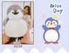 Aquarium Black & White Penguin Plush Toy - Customizable Children's Doll