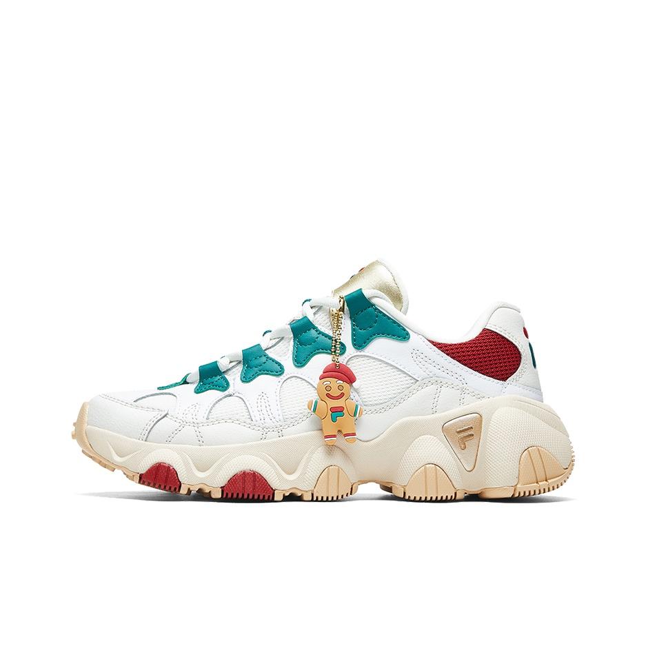 

FILA Jagger Fabric Comfortable Versatile Low-Top Lifestyle Sneakers Men Sneakers White Green Red F12M011412FWL 43