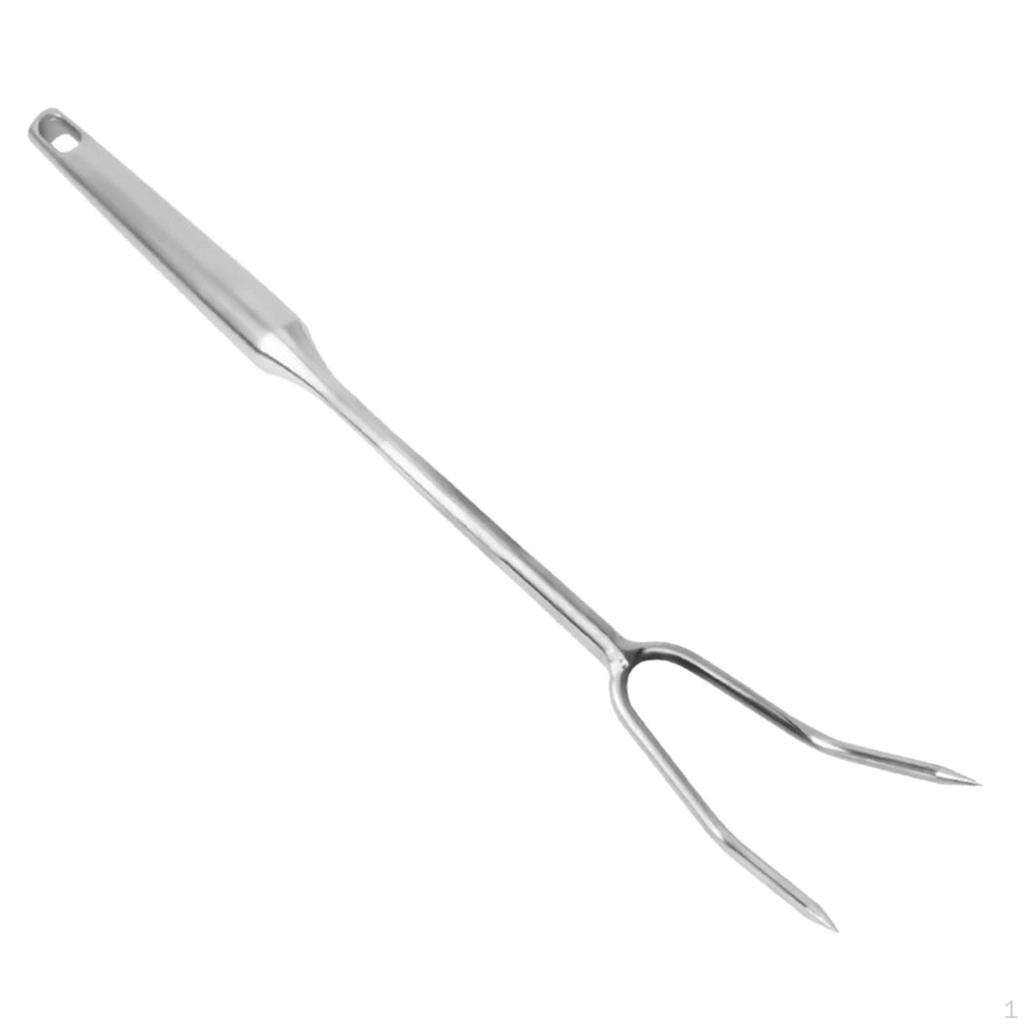304 Stainless Steel Meat Carving Fork, Practical Multi-Purpose Professional Kitchen Utensil, for