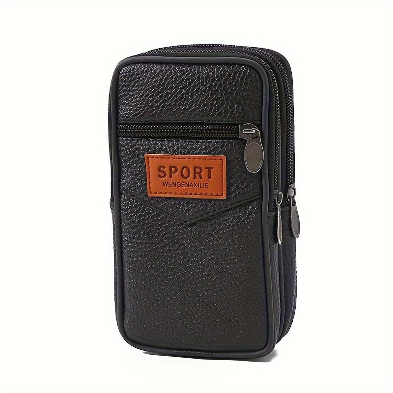 Men'S PU Leather Organizer Wallet - Multi-Layer Phone & Card Holder Spacious For Outdoor Sports & Mountaineering