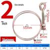 Galvanized Double Steel Wire Hose Clamp with Handle, Fire Hose Coupling, 2.5-3 inch.