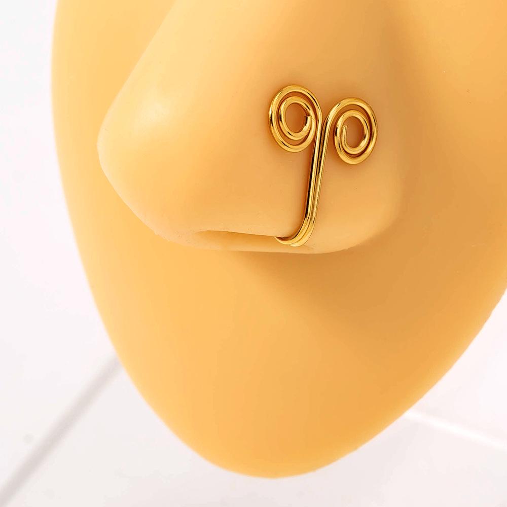 

Циркониевая клипса для носа: Украшения-имитация пирсинга с медными и бриллиантовыми вставками