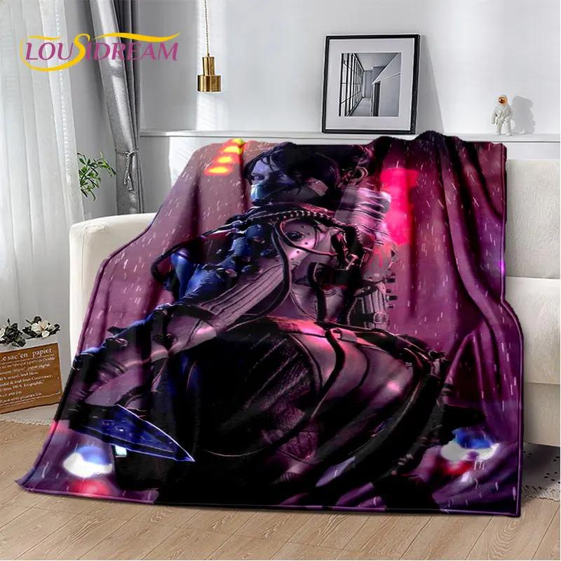 A-Apex Legends Game Gamer Cartoon Soft Plush Blanket,Flannel Blanket Throw Blanket for Living Room Bedroom Bed Sofa Picnic Cover