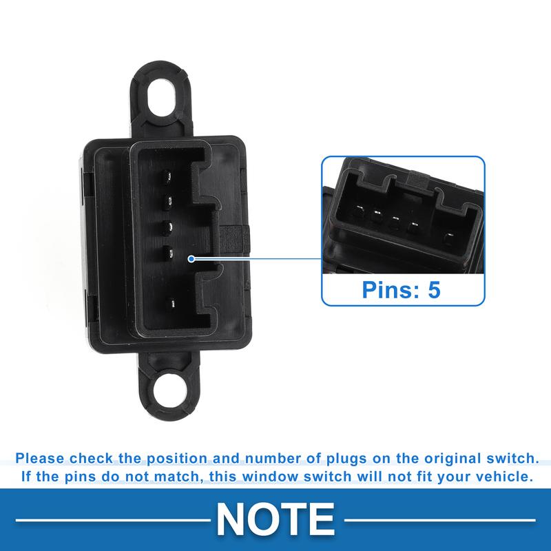 X Autohaux Rear Left Right Side Power Window Switch for Mazda 3 2004-2009 No.B32H66370
