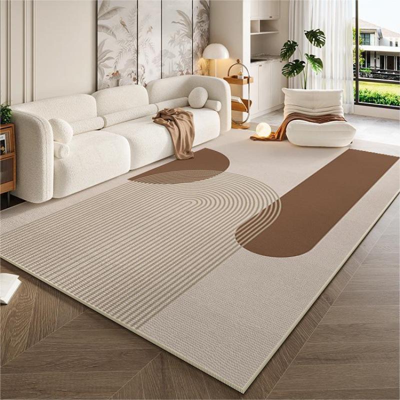Cream Style Simple Carpet for Living Room Sofa Mat Anti-slip Easy To Clean Bedroom Wardrobe Room Mat Home Decoration