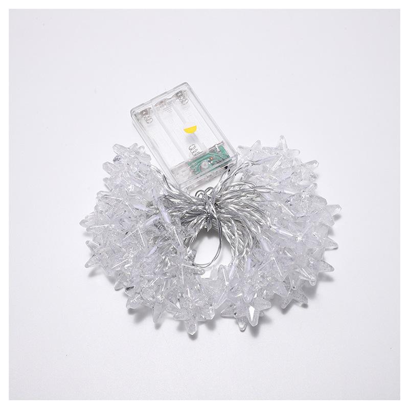 10M Y2K 80LEDS Battery Bubble Stars LED String Lights Indoor Party Home Decoration Lights Curtains Room Wedding 553