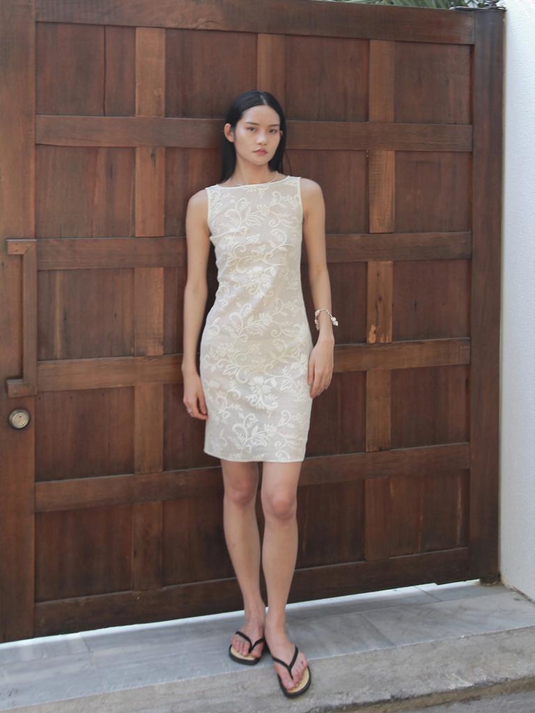 Nuanu Alys Dress_Beige