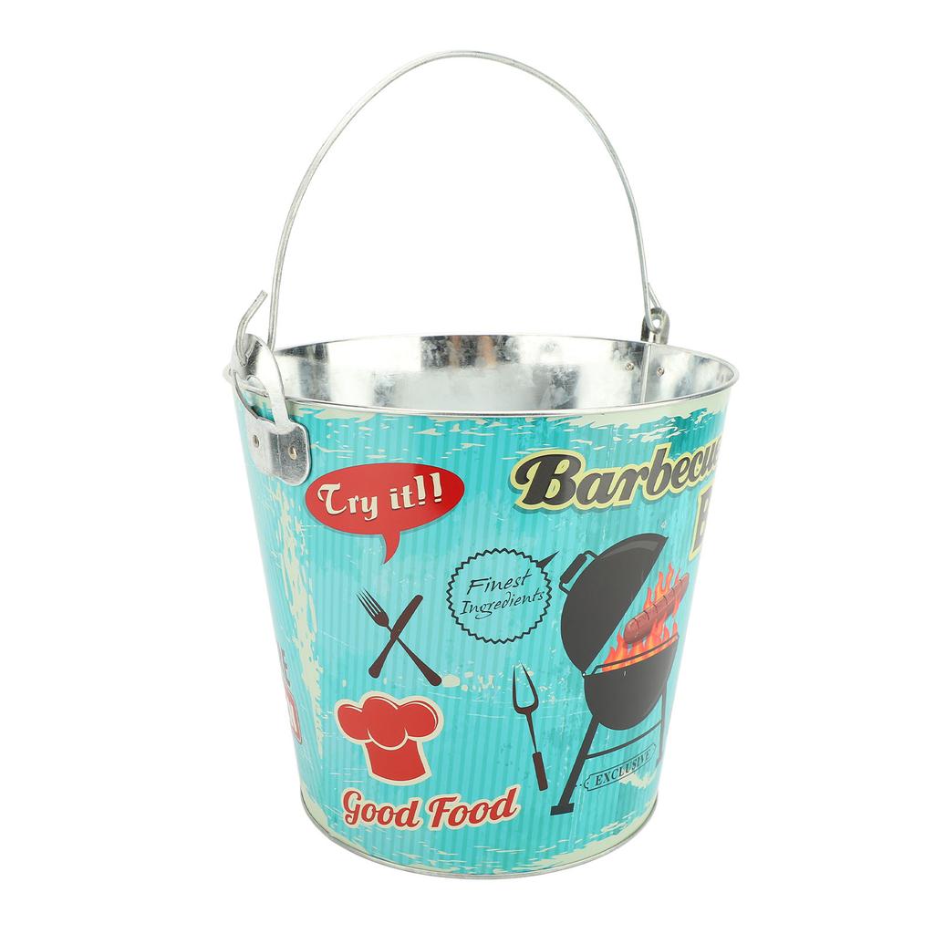 Handheld Ice Bucket Thickened Portable Insulated Beverage Tub Cooler for Party Gathering Outdoor BBQ