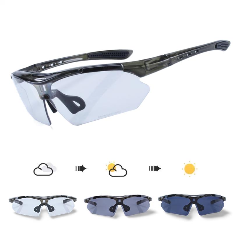 Cycling Photochromic Sunglasses Auto Discoloration Glasses Men MTB Mountain Bike Bicycle Eyewear Men Women Goggles