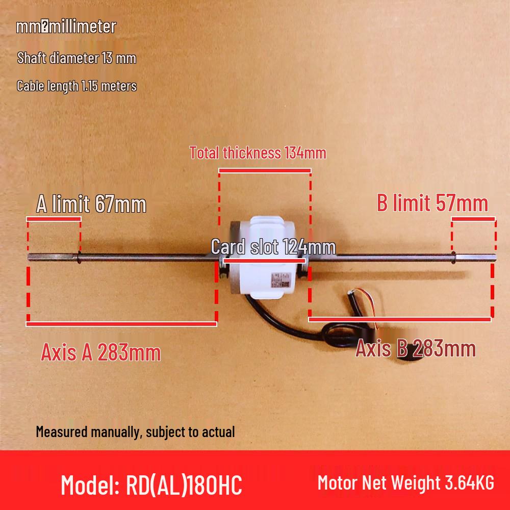 

Compatible with TCL Central AC Internal Motor, 180W Indoor Fan, Five-Wire.