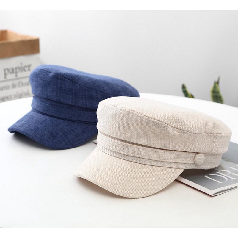 Newsboy Brand Latest Fresh School Old Vintage Octagonal Casual Fashionable Trendy Hat Navy Cap Female Summer Spring Women'S For Berets Hats Kepi
