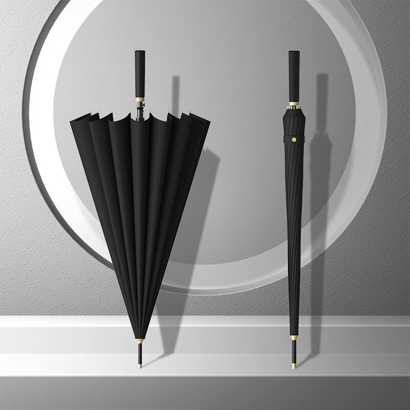 Heavy-Duty 24-Rib Manual Straight Umbrella