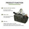 Heavy Duty Canvas Storage Bag for Outdoor Cooking Camping Pots Large Capacity Waterproof with Convenient Carry Handle