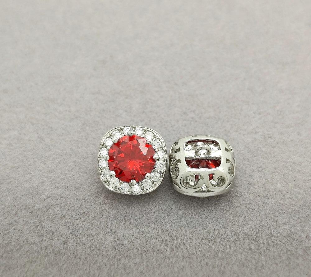 5pc small crystal buttons for sewing Cubic zirconia button for clothing DIY Decorative CZ buttons jewelry for shirts