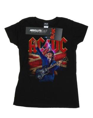 Womens/Ladies Angus Union Flag Lightning Cotton T-Shirt