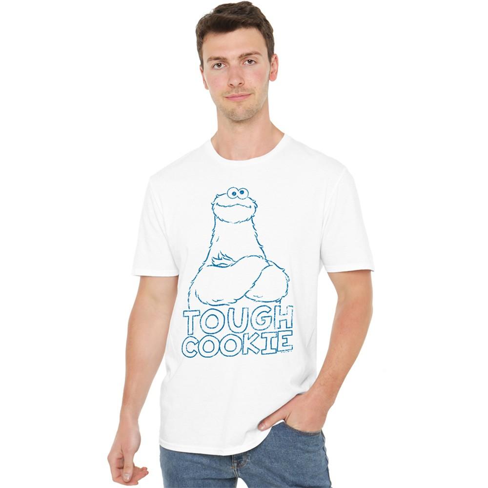 Sesame Street Tough Cookie T-Shirt S-5XL White XXXL