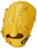 ZETT Pro Status Baseball Glove True Yellow Made In BPROG710 (Pitcher's Glove), (5400), Right-Handed Throw, Japan,