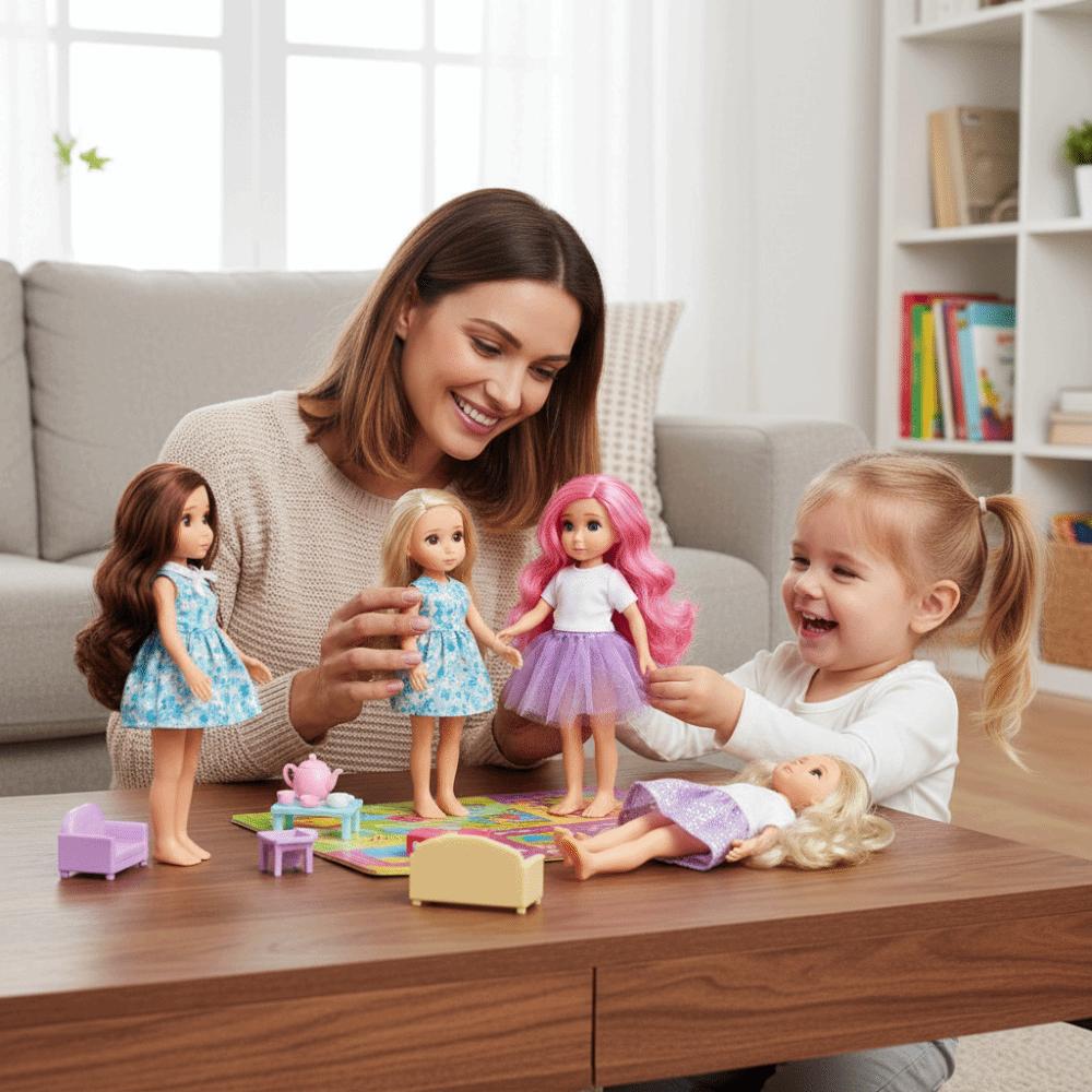 30cm Height Nude Reborn Doll Toy Blonde Hair Humanoid Doll Fashion BJD Girl Doll  DIY Toys