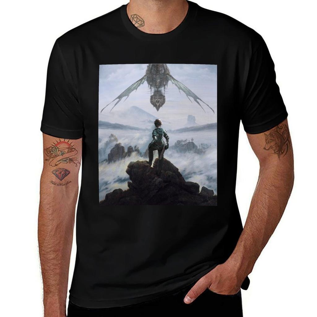Grandcypher Above the Dytroit Belt (Wanderer Above the Sea of Fog) T-Shirt Big and Tall Gym T-S