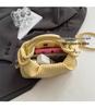 Versatile Striped Pleated Handbag - Women's 2025 Fashion Small Square Shoulder Bag
