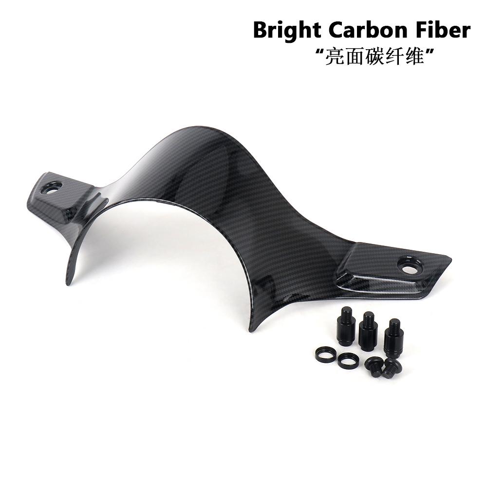 

Motorcycle Windshield Windscreen For Vespa GTS 300 GTS300 Super 2023 2024 Front Plastic Wind Deflectors Black Carbon Fiber Look