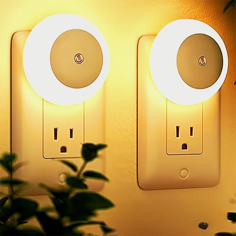 Plug-in Light-controlled Sensor Smart Night Light Dusk-to-dawn Sensor Light Control Switch Suitable for Corridors, Bedrooms, Children's Rooms