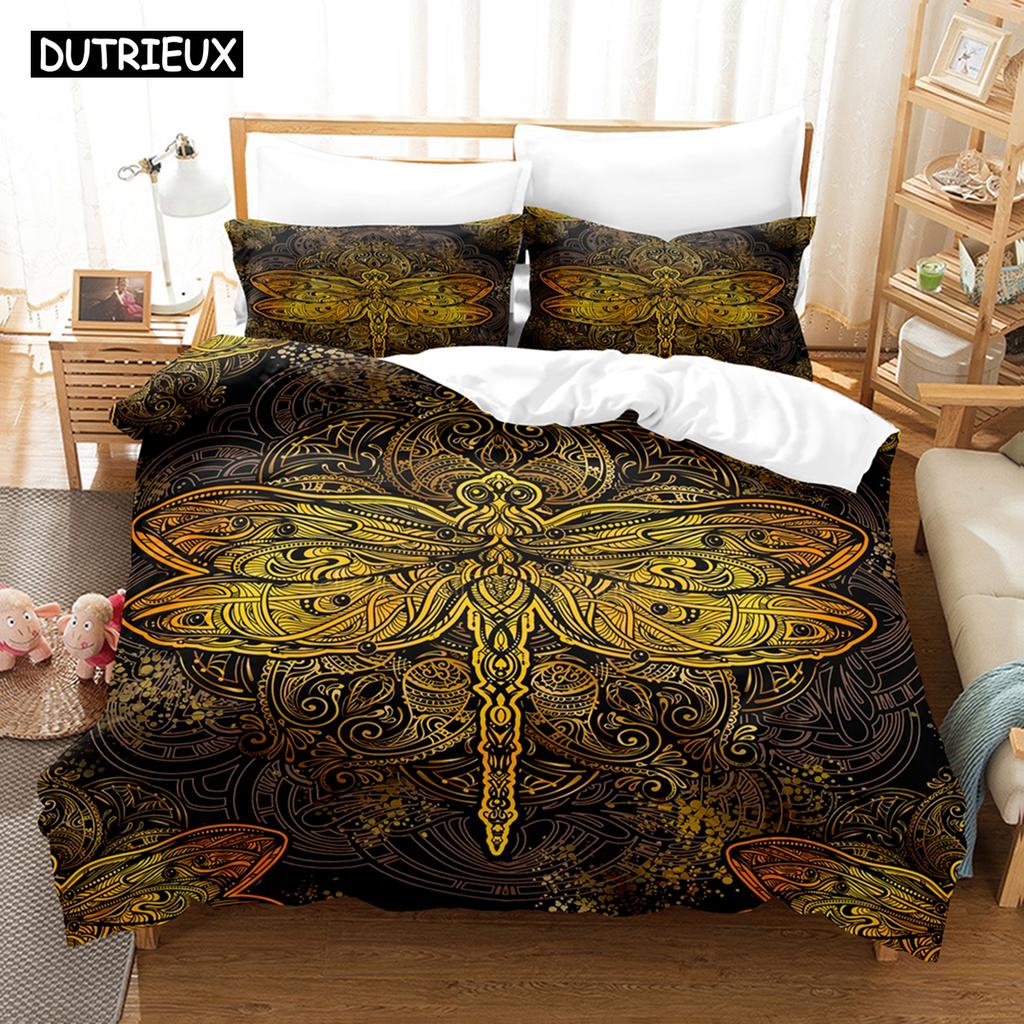 3D The Butterfly Bedding Sets Duvet Cover Set With Pillowcase Twin Full Queen King Bedclothes Bed Linen
