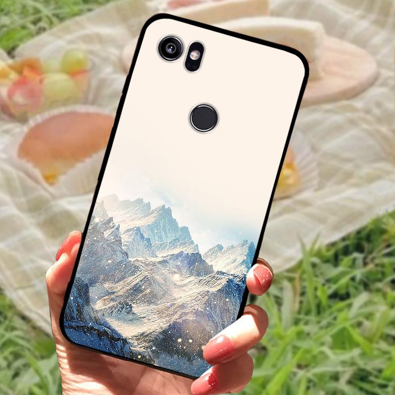 Pro Google Pixel 2 XL Pouzdro Mramorové Nárazuvzdorné Měkký silikon TPU Zadní kryt Pouzdro Pro Google Pixel2 Pixel 2 XL 2X Pouzdra na telefon Roztomilé