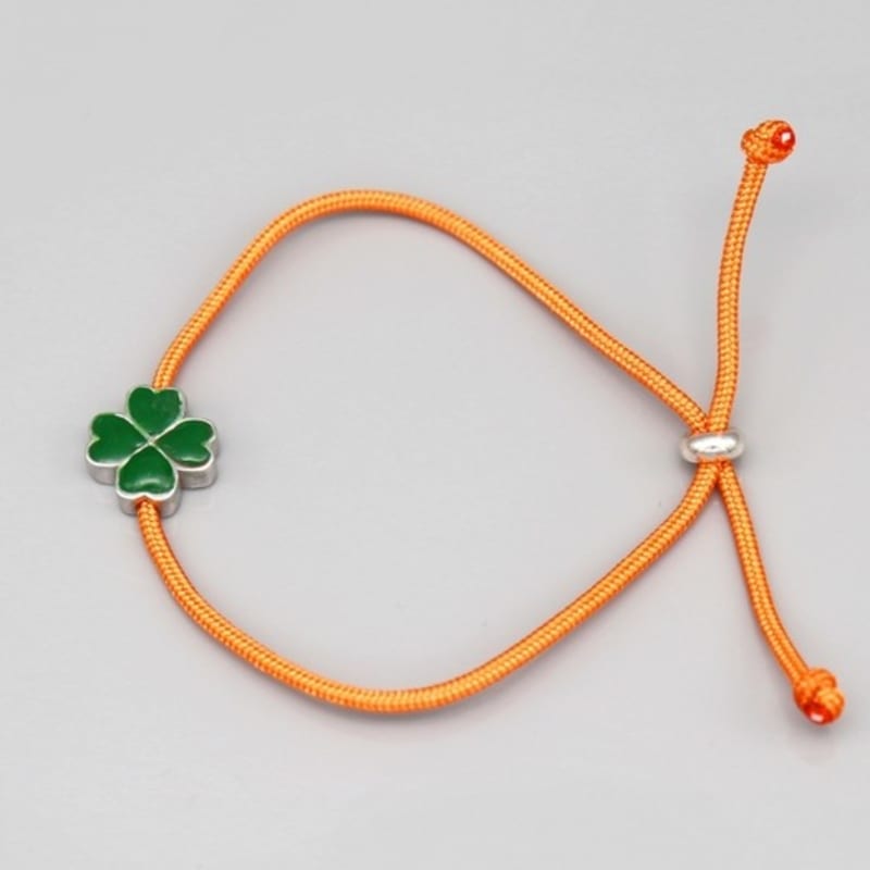 BONBEAU Color Motive Knot Bracelet Daisy Rainbow Clover Knot Thread Bracelet