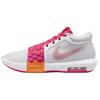 Nike Witness 8 Comfortabele Antislip Duurzame Mid-Top Basketbalschoenen Heren sneaker Wit Roze FB2237-104