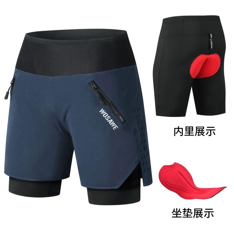Men Women Cycling Shorts With Gel Pad Breathable Quick Dry Mountain Bike Trail Running Hiking Outdoor Sports