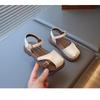 Girls Sandals Summer New Arrival, Korean Style Princess Closed-Toe Kids Shoes, Little Girls Outdoor Beach Sandals