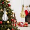4Pcs Water Drop Ball Christmas Tree Pendants Special-shaped Xmas Tree Pendant  Home Decoration