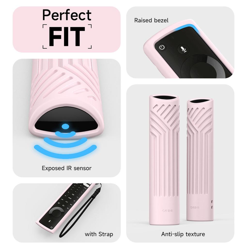 Remote Case/Cover Protective Silicone Holder Lightweight Anti Slip Shockproof 5-color Fitting for TV F2 Fire Durable-