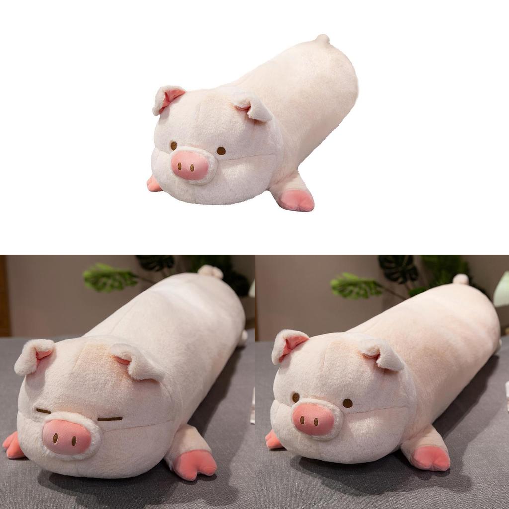 Plush Pig Pillow Toy For Kids And Girls Soft Animal Bed Cushion