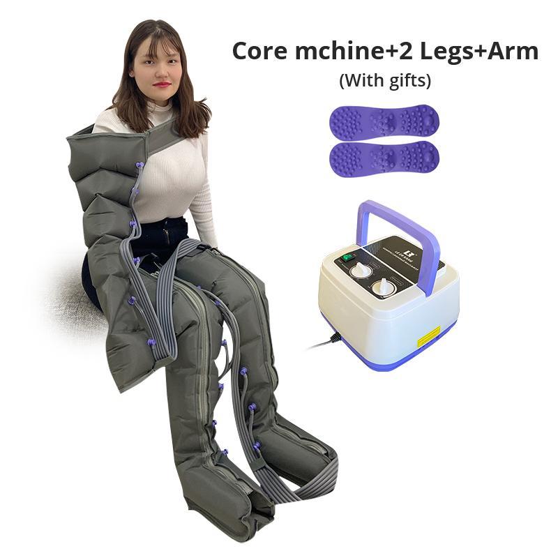 Home Portable Electric Air Compression Massager 6 Chamber for Leg Arm Waist Foot Lymphatic Drainage Massager Blood Circulation