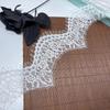 3m X 14cm Narrow Chantilly Lace, Inelastic French Eyelash Lace Trim for Lingerie, Bra, Underwear, Dress, Garment, Sewing & Crafting
