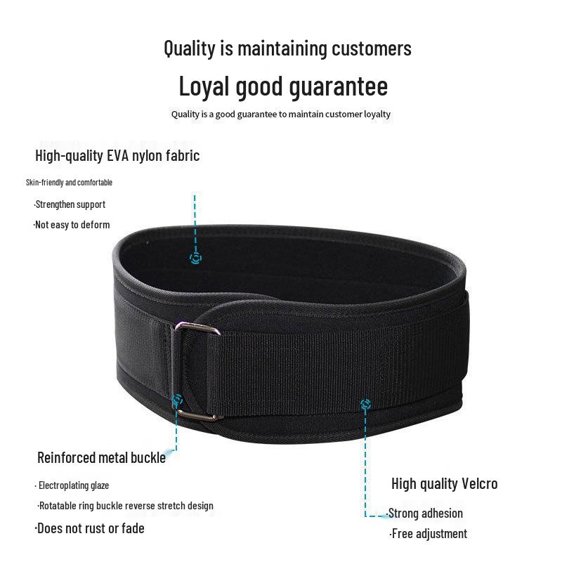 Adjustable Weightlifting Back Support Belt for Squats and Deadlifts