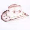 Popular European and American Classic Hollow Western Cowboy Hat Men's and Women's Fashion Vacation Breathable Sunshade Straw Hat