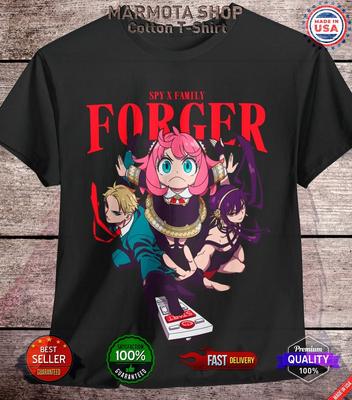 Spy X Family T-Shirt Anya Yor Loid Forger Anime Japanese Tee Shirt Manga Kawaii