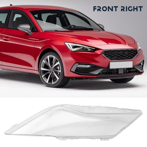 

For Seat Leon 2013-2018 Car Headlamp Cover Lens Headlight Shell Plexiglass Lamp Shade Transparent Lampshade Right