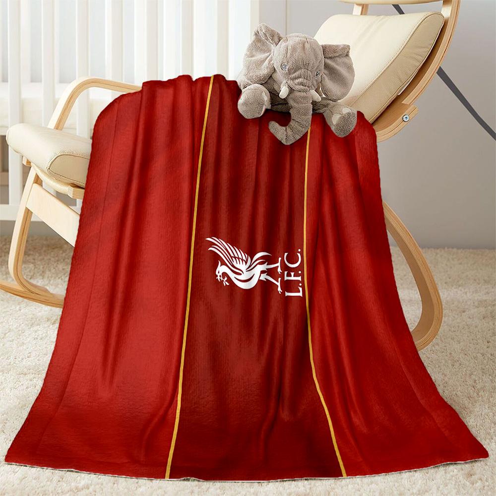 Never Walk Alone: Liverpool Fc Pride Blanket Durable Comfort Great for Office Bedding Bed for All Occasions Digital Print