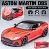 Diecast 1:24 slitinových modelů aut miniaturní Martin DBS Supercar dětské sběratelské dárky k narozeninám kovové vozidlo dárky pro chlapce horké prodejní hračky
