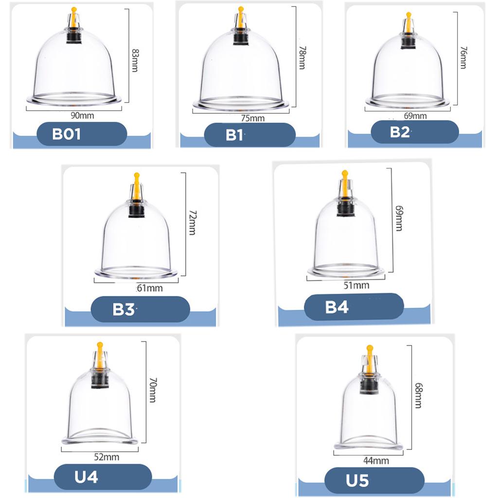 Koppesett, Koppingterapisett, 12/18/24 kopper Profesjonelt kinesisk koppesett for massasje rygg, smertelindring, fysioterapi, massasjeterapisett