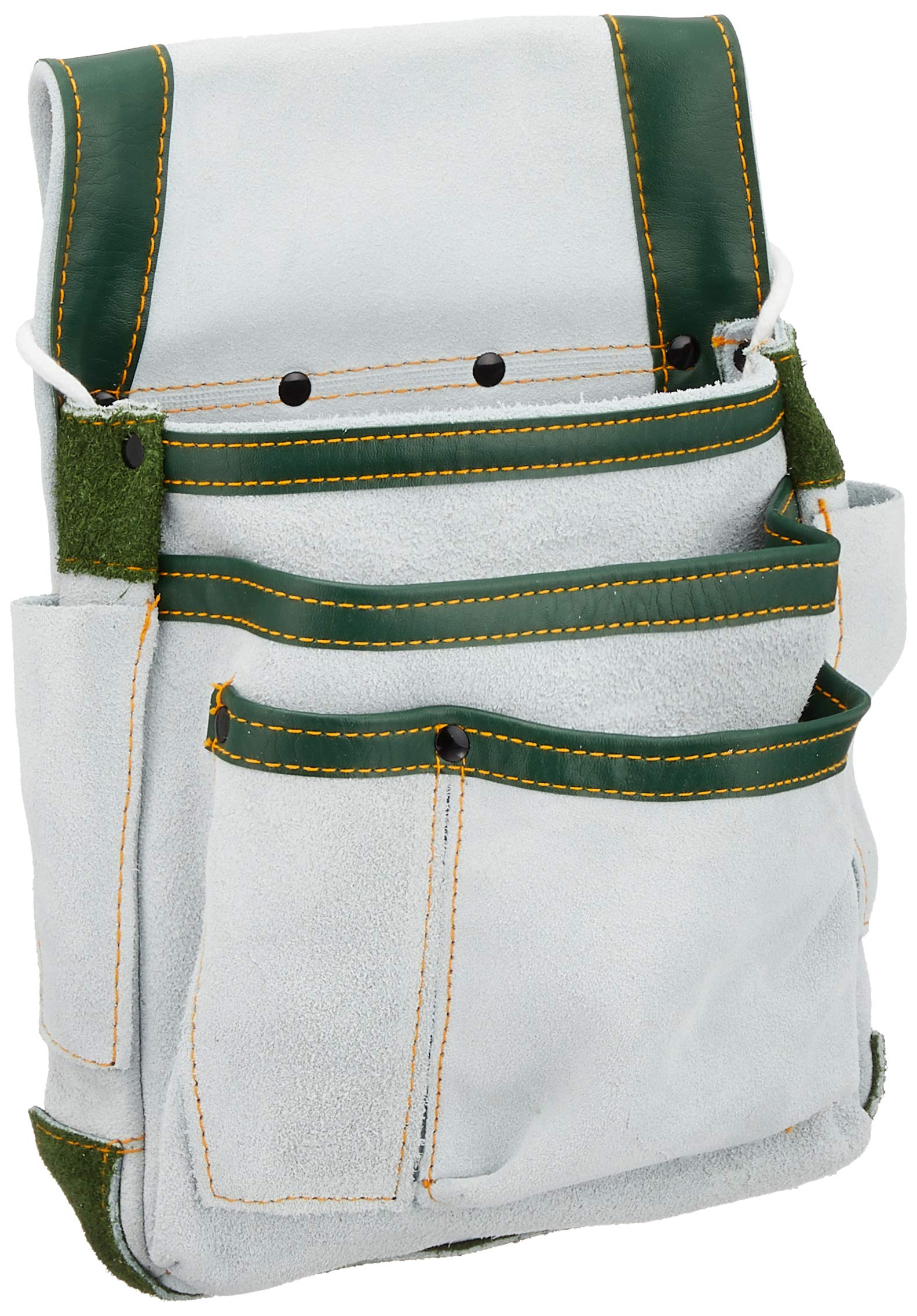 

SK11 Leather gusseted nail bag White SMK-320