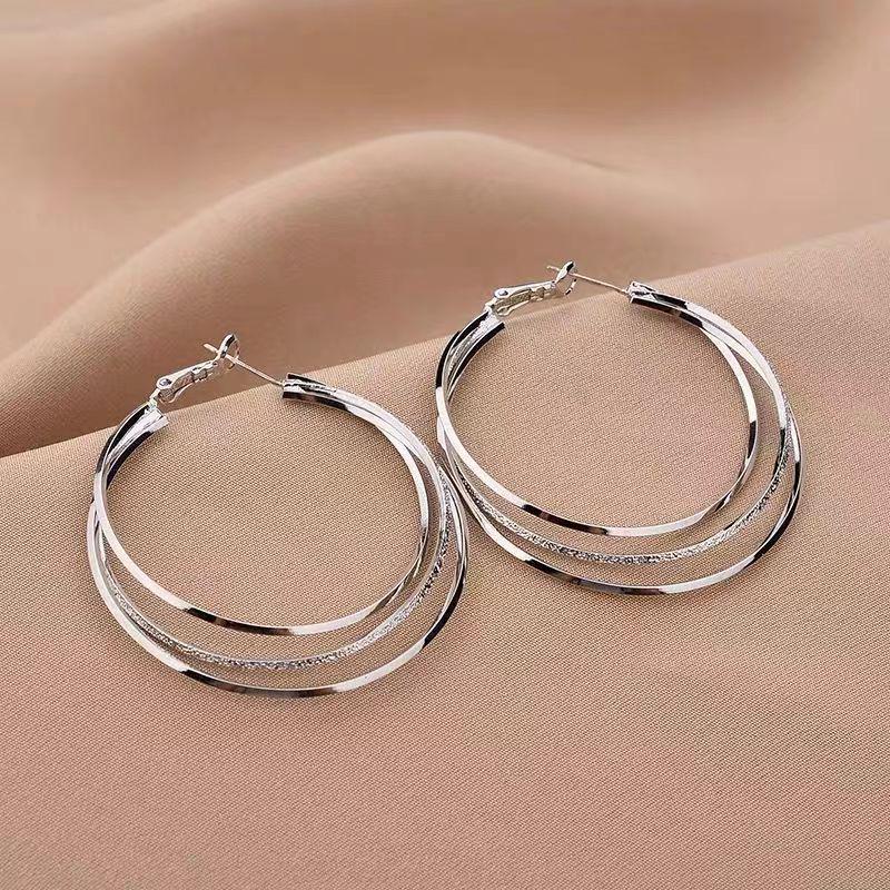 Elegant High-End European & American Hoop and Stud Earrings for Women