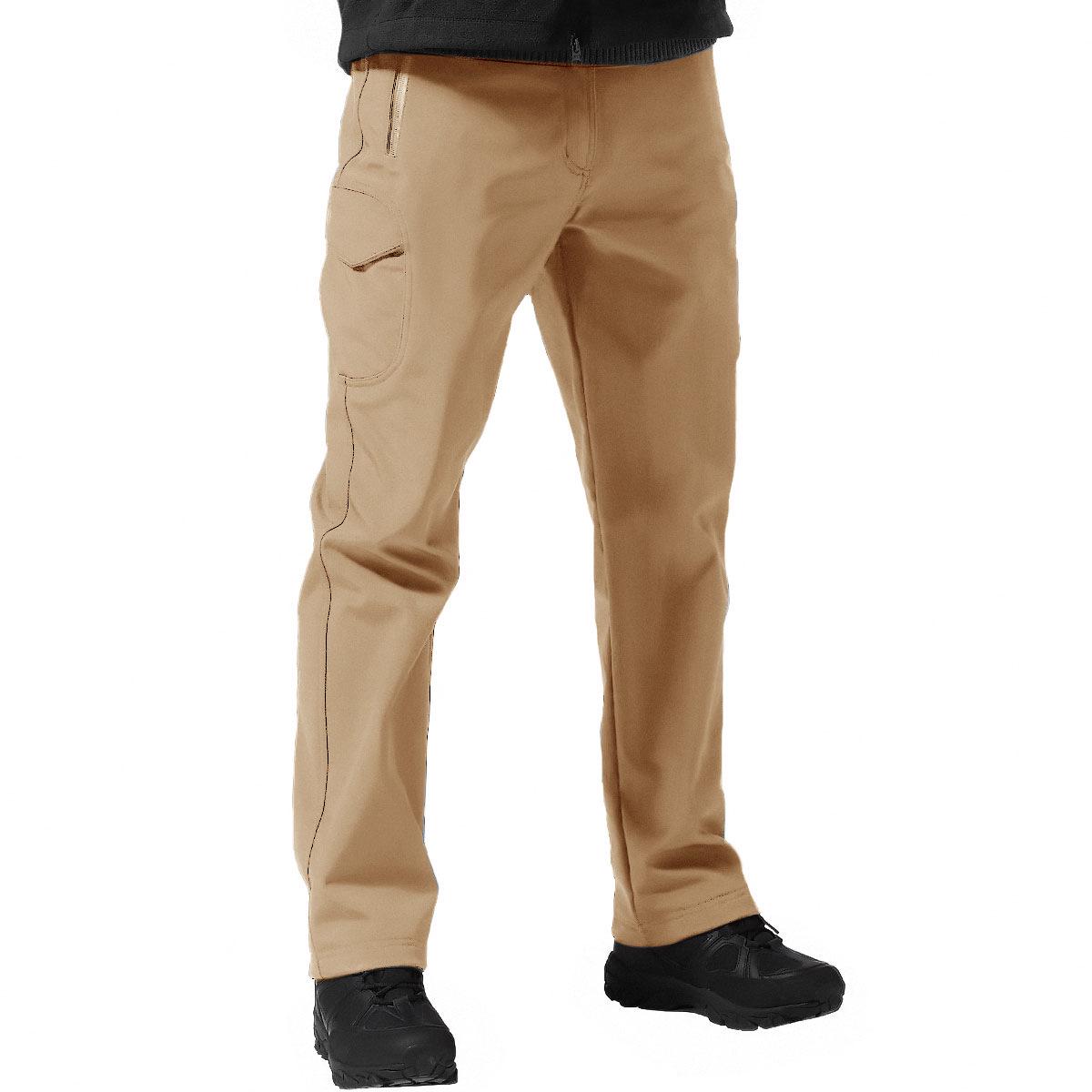 

Free Soldier Men s Outdoor Windproof Waterproof Softshell Jacket and Pants Set with Plus Velvet 40W/30L (220-260 lbs) хаки