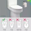 Universal White Toilet Seat Cover Soft Close Quick Install Durable Urea Resin Thick Design